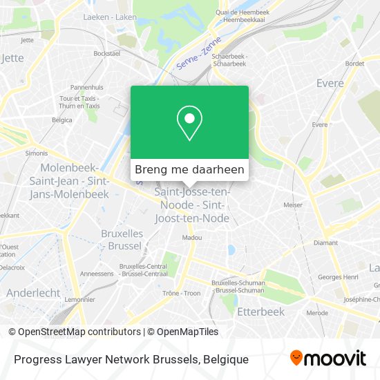 Progress Lawyer Network Brussels kaart