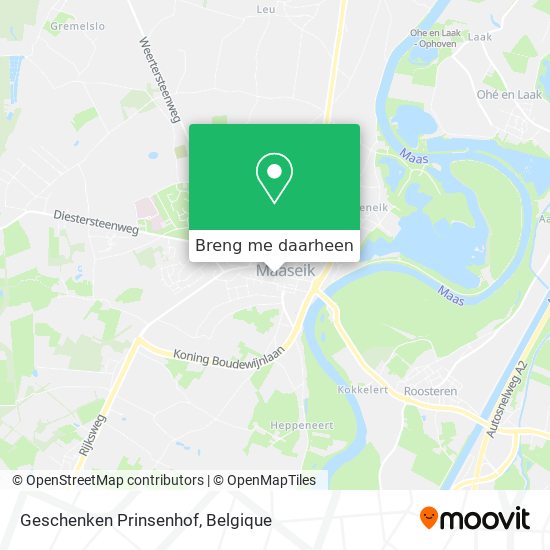 Geschenken Prinsenhof kaart