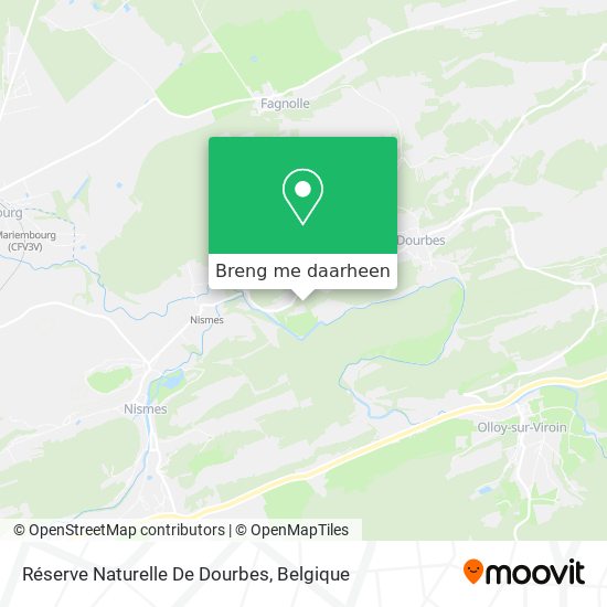 Réserve Naturelle De Dourbes kaart