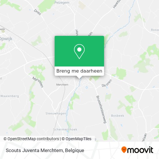 Scouts Juventa Merchtem kaart