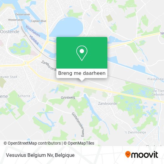 Vesuvius Belgium Nv kaart