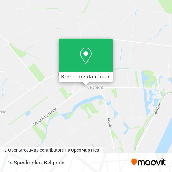 De Speelmolen kaart