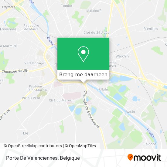 Porte De Valenciennes kaart