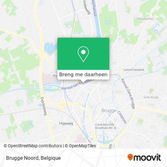 Brugge Noord kaart