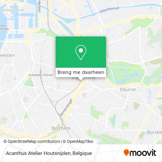 Acanthus Atelier Houtsnijden kaart