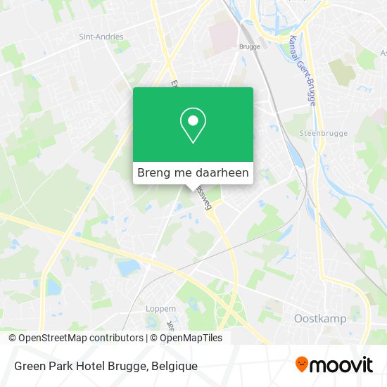 Green Park Hotel Brugge kaart