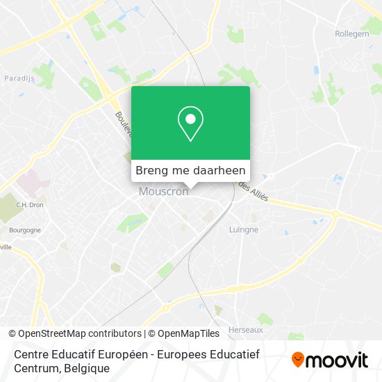 Centre Educatif Européen - Europees Educatief Centrum kaart