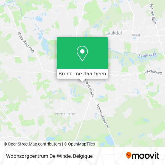 Woonzorgcentrum De Winde kaart