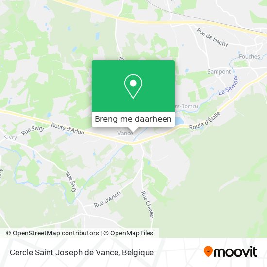 Cercle Saint Joseph de Vance kaart
