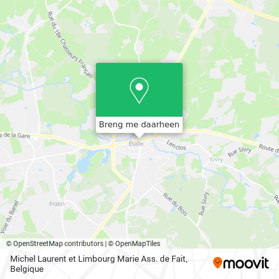 Michel Laurent et Limbourg Marie Ass. de Fait kaart
