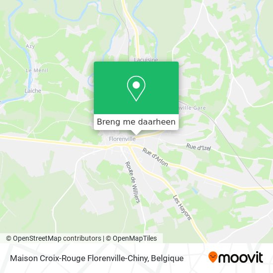 Maison Croix-Rouge Florenville-Chiny kaart