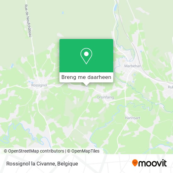 Rossignol la Civanne kaart