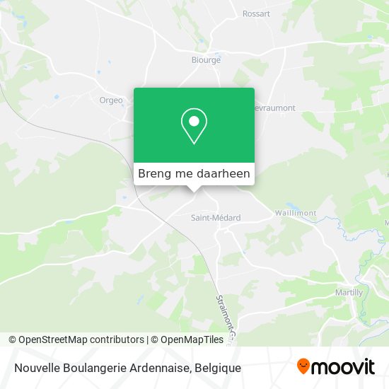 Nouvelle Boulangerie Ardennaise kaart