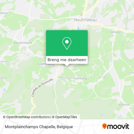 Montplainchamps Chapelle kaart