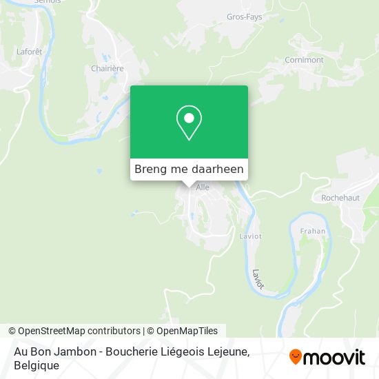 Au Bon Jambon - Boucherie Liégeois Lejeune kaart