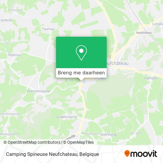 Camping Spineuse Neufchateau kaart