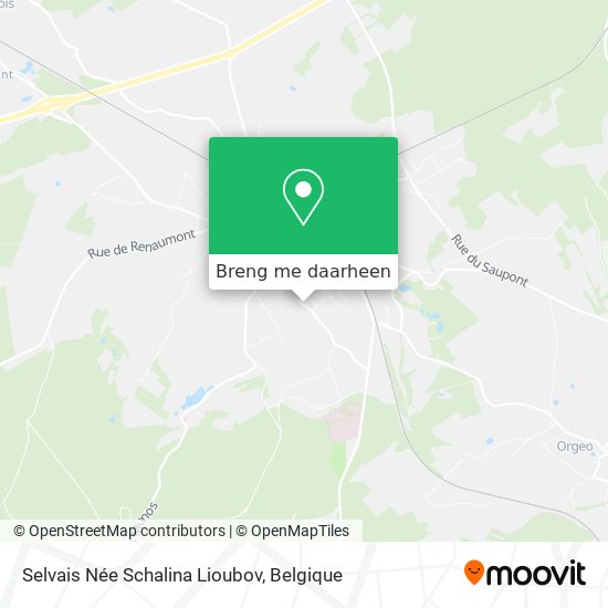 Selvais Née Schalina Lioubov kaart