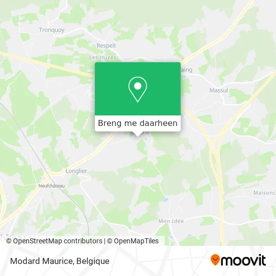 Modard Maurice kaart