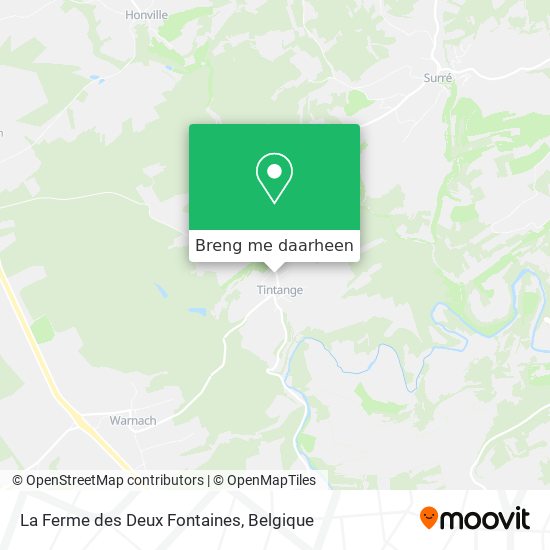 La Ferme des Deux Fontaines kaart
