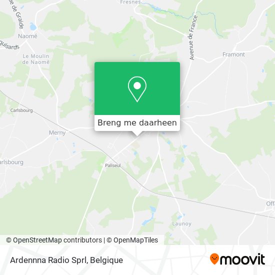 Ardennna Radio Sprl kaart