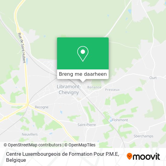 Centre Luxembourgeois de Formation Pour P.M.E kaart