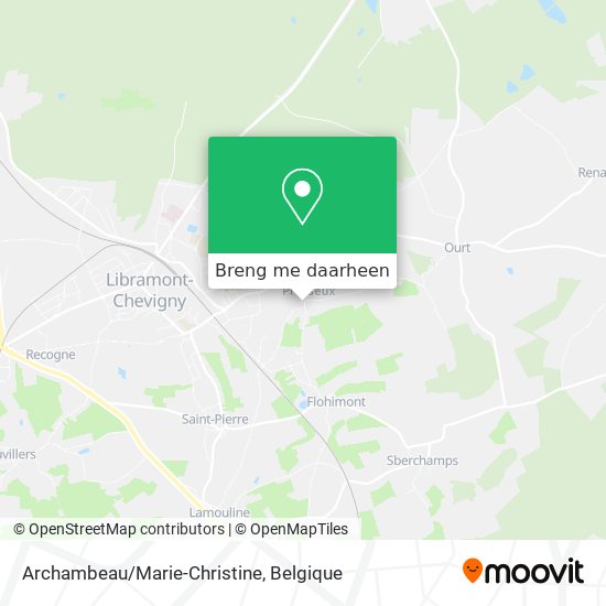 Archambeau/Marie-Christine kaart