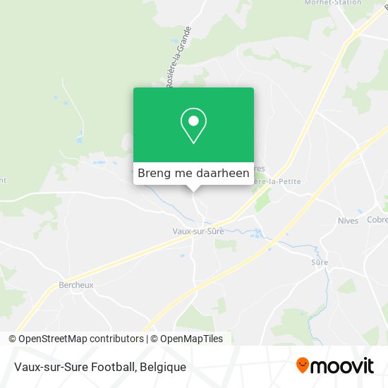 Vaux-sur-Sure Football kaart
