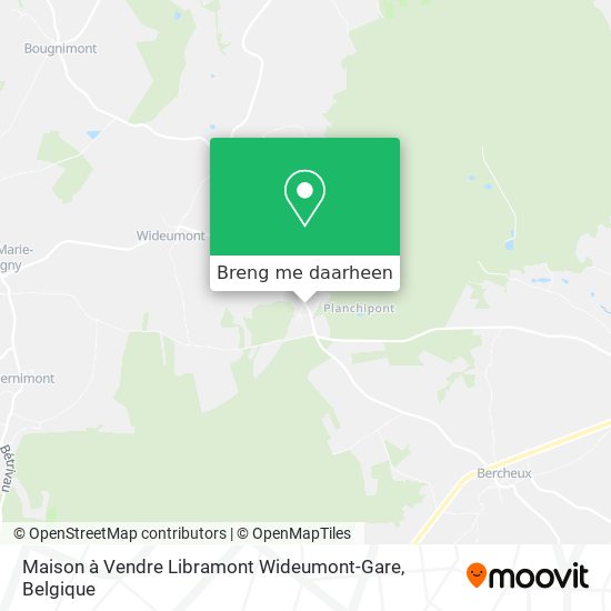 Maison à Vendre Libramont Wideumont-Gare kaart