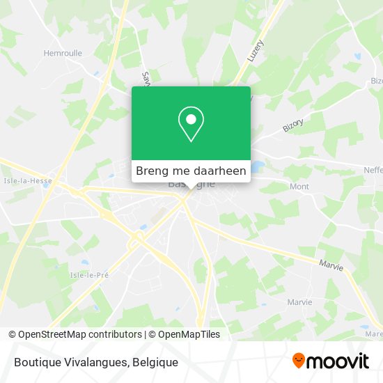 Boutique Vivalangues kaart