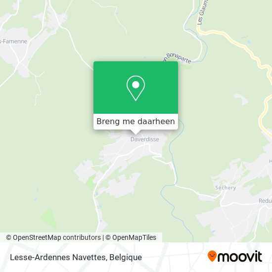 Lesse-Ardennes Navettes kaart