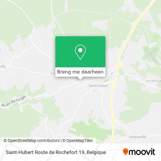 Saint-Hubert Route de Rochefort 19 kaart