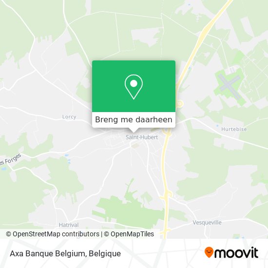 Axa Banque Belgium kaart
