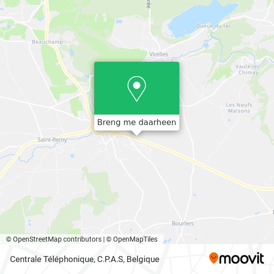 Centrale Téléphonique, C.P.A.S kaart