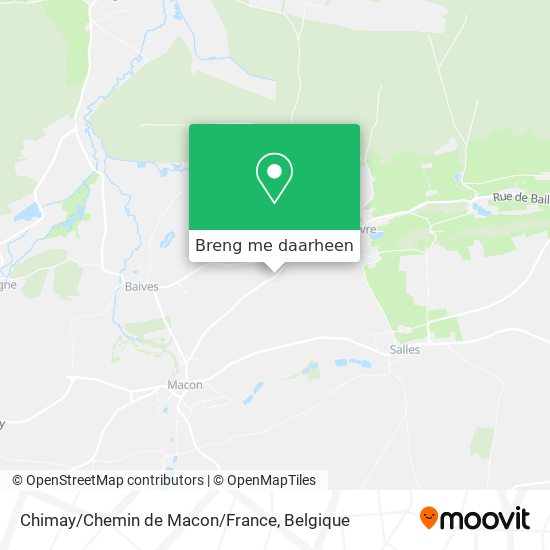 Chimay/Chemin de Macon/France kaart