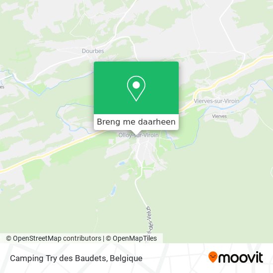 Camping Try des Baudets kaart