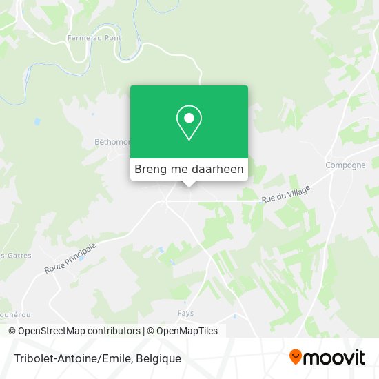 Tribolet-Antoine/Emile kaart