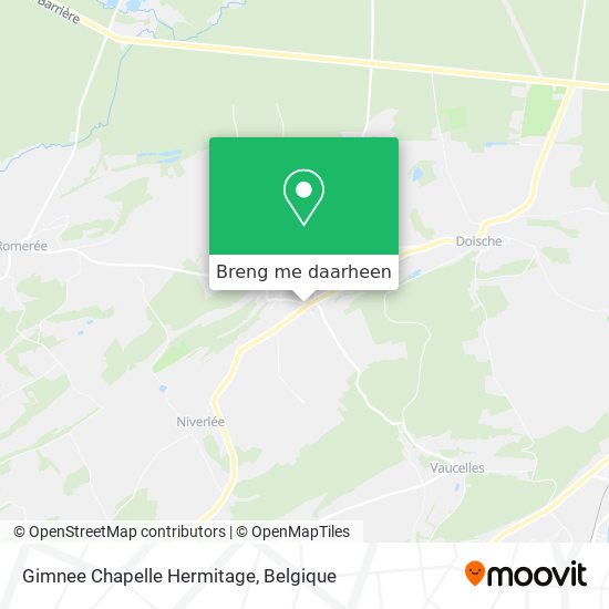 Gimnee Chapelle Hermitage kaart
