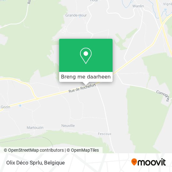 Olix Déco Sprlu kaart