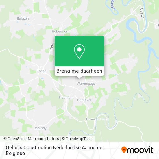 Gebuijs Construction Nederlandse Aannemer kaart