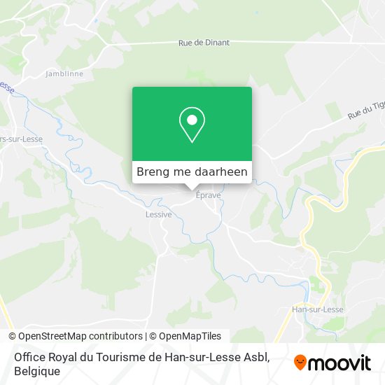 Office Royal du Tourisme de Han-sur-Lesse Asbl kaart