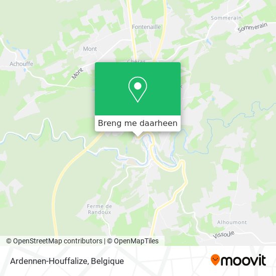 Ardennen-Houffalize kaart