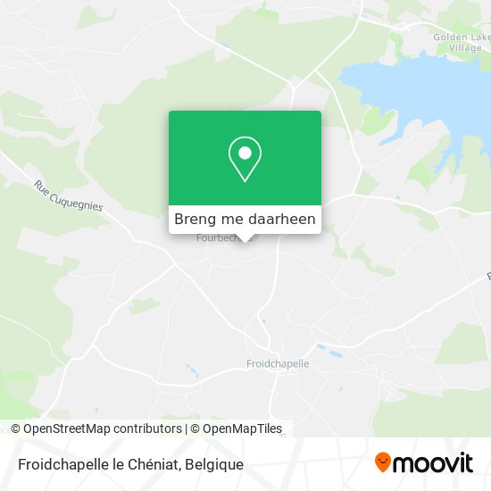 Froidchapelle le Chéniat kaart