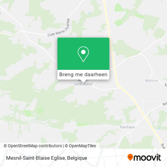 Mesnil-Saint-Blaise Eglise kaart