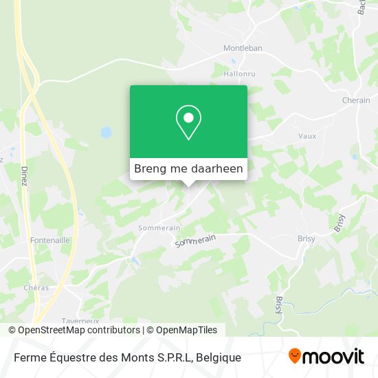 Ferme Équestre des Monts S.P.R.L kaart