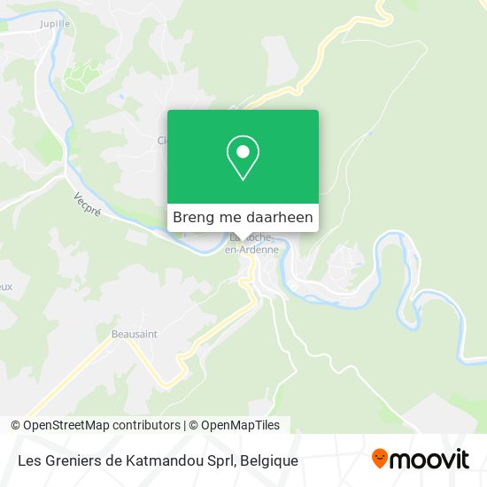 Les Greniers de Katmandou Sprl kaart