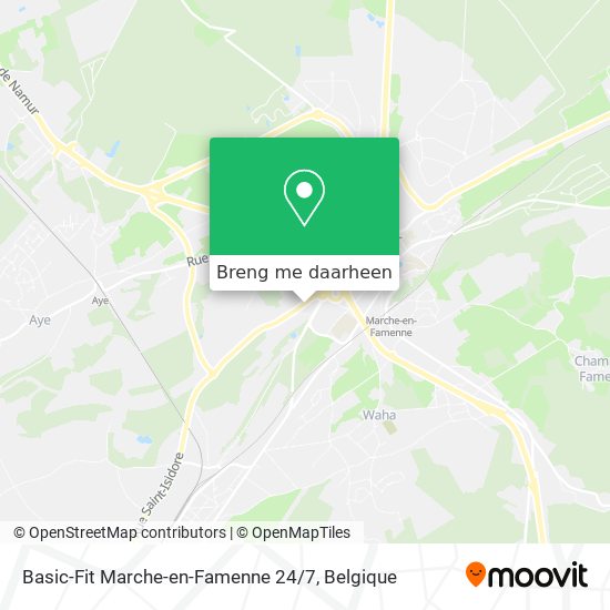 Basic-Fit Marche-en-Famenne 24 / 7 kaart