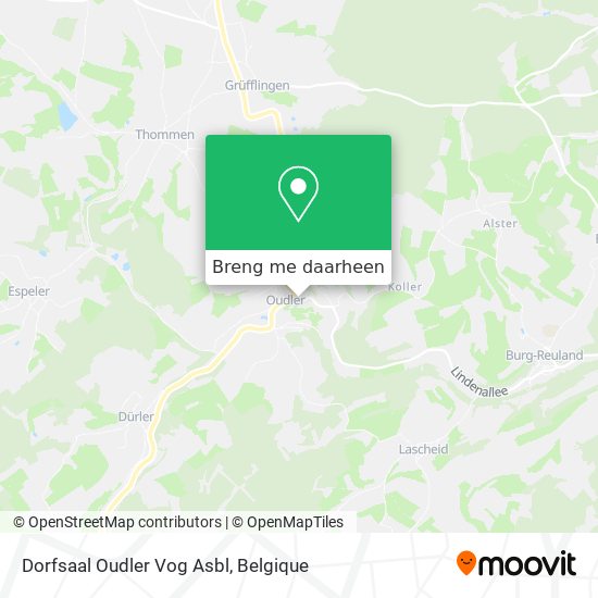 Dorfsaal Oudler Vog Asbl kaart
