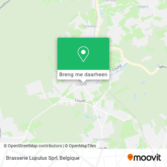 Brasserie Lupulus Sprl kaart