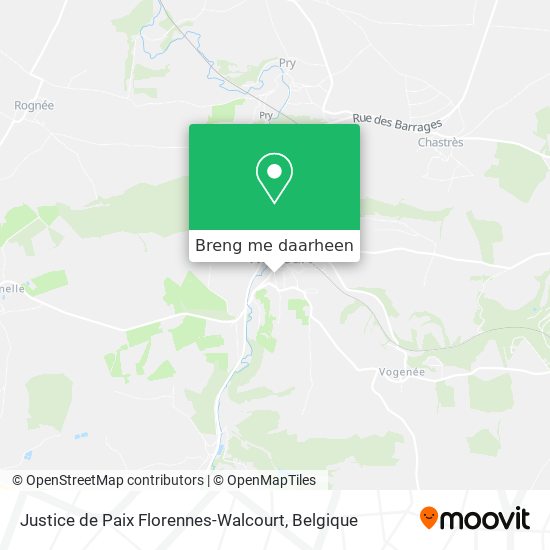 Justice de Paix Florennes-Walcourt kaart