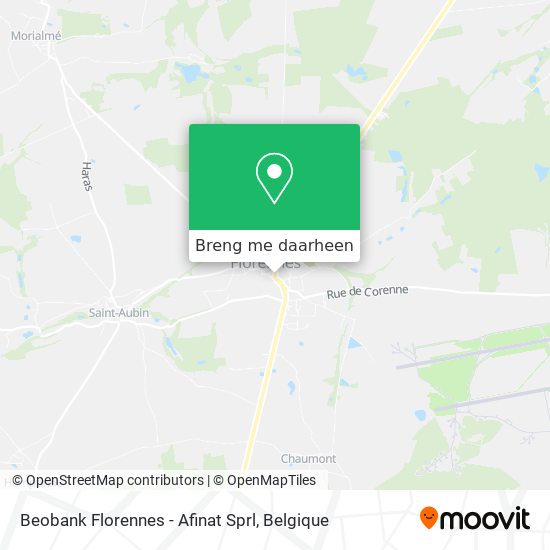Beobank Florennes - Afinat Sprl kaart